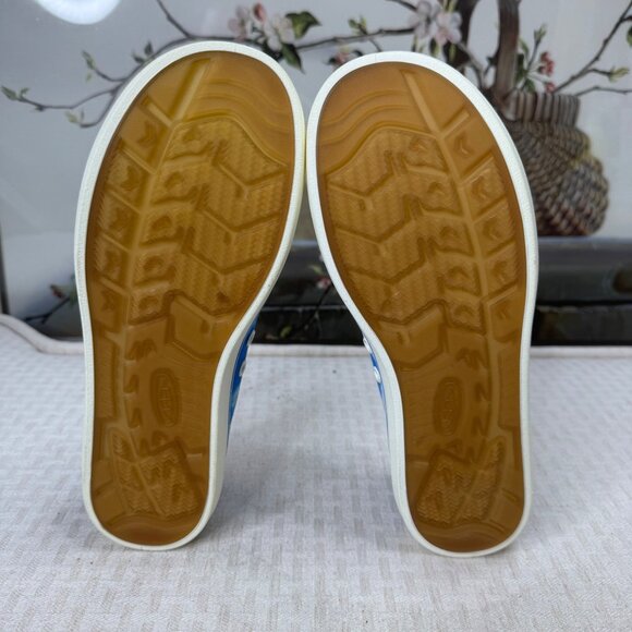 Keen Womens Size 8 Blue/White Elsa Lite Tie-Dye Canvas Tennis Sneakers - Picture 5 of 7